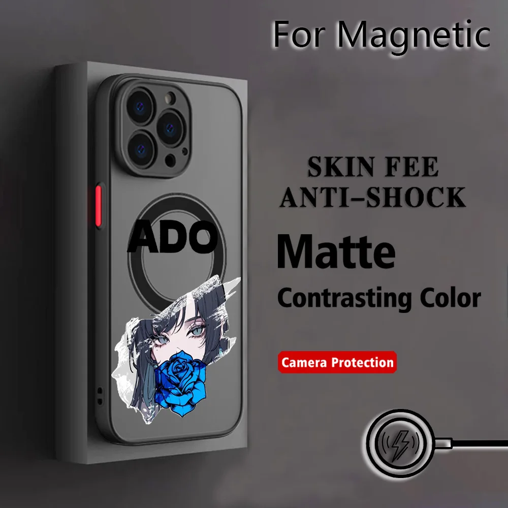 Sleek Magnetic Matte Back Cover