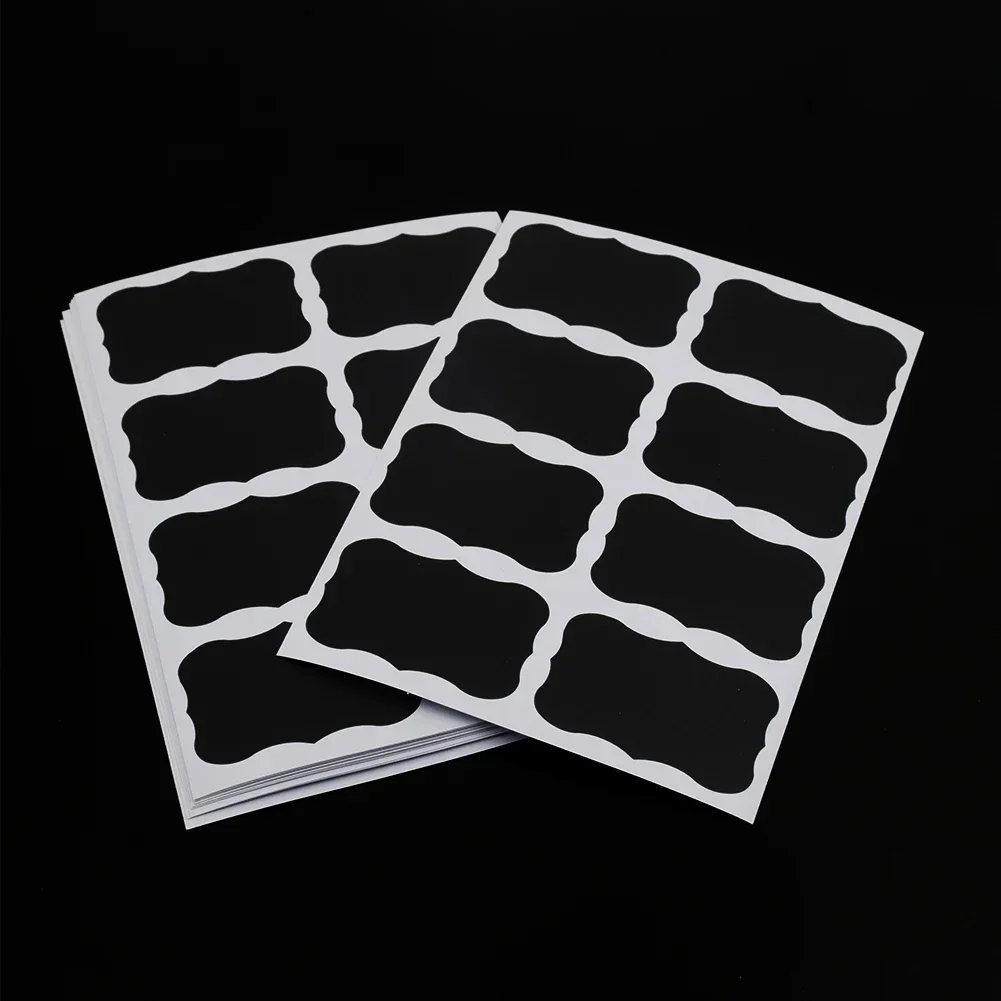 Description Picture 5 of item32pcs/4 sets Blackboard Spice Sticker Reusable Jam Labels Kitchen Stickers Organizer Wall Sticker home decor Chalkboard Label