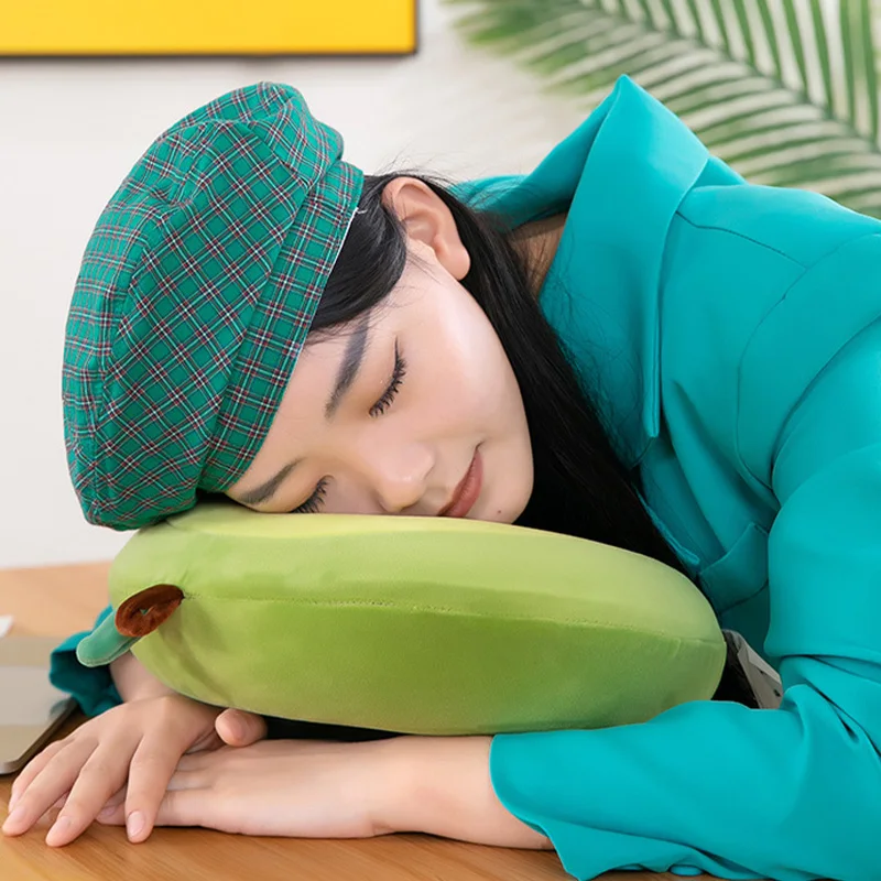 U-shaped Neck Pillow Animal Modeling Travel Pillow Inflatable Memory Foam Fatigue Relief Flight Headrest Sleep Cushion For Plane 3