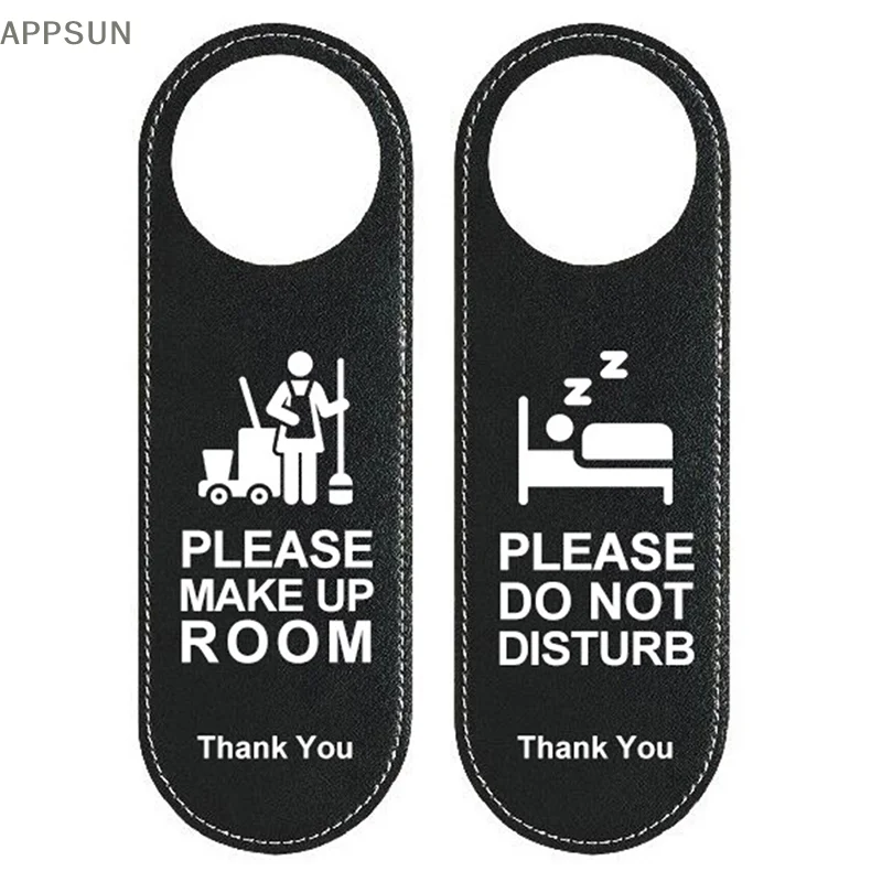 

Make up Room Hotel Bulletin Board Do Not Disturb Signs Door Hanger Tags Door Knobs Hanger Pendant Cleaning Label