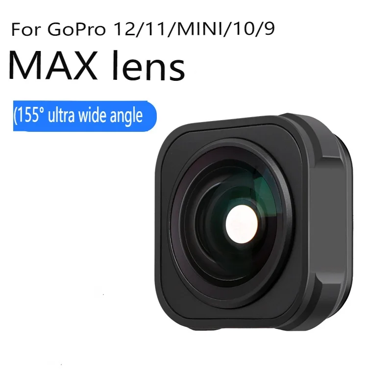 Max Lens Mod pour GoPro - Lentille Grand Angle avec Stabilisation