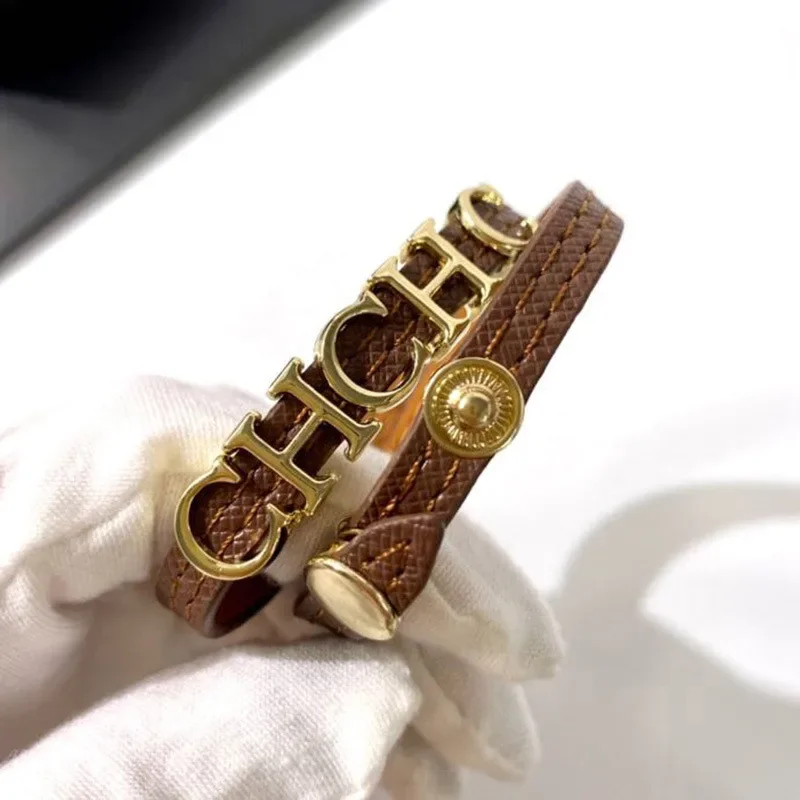 سلسلة عظمية أبجدية PU بلون صلب للسيدات ، زخرفة بحر...