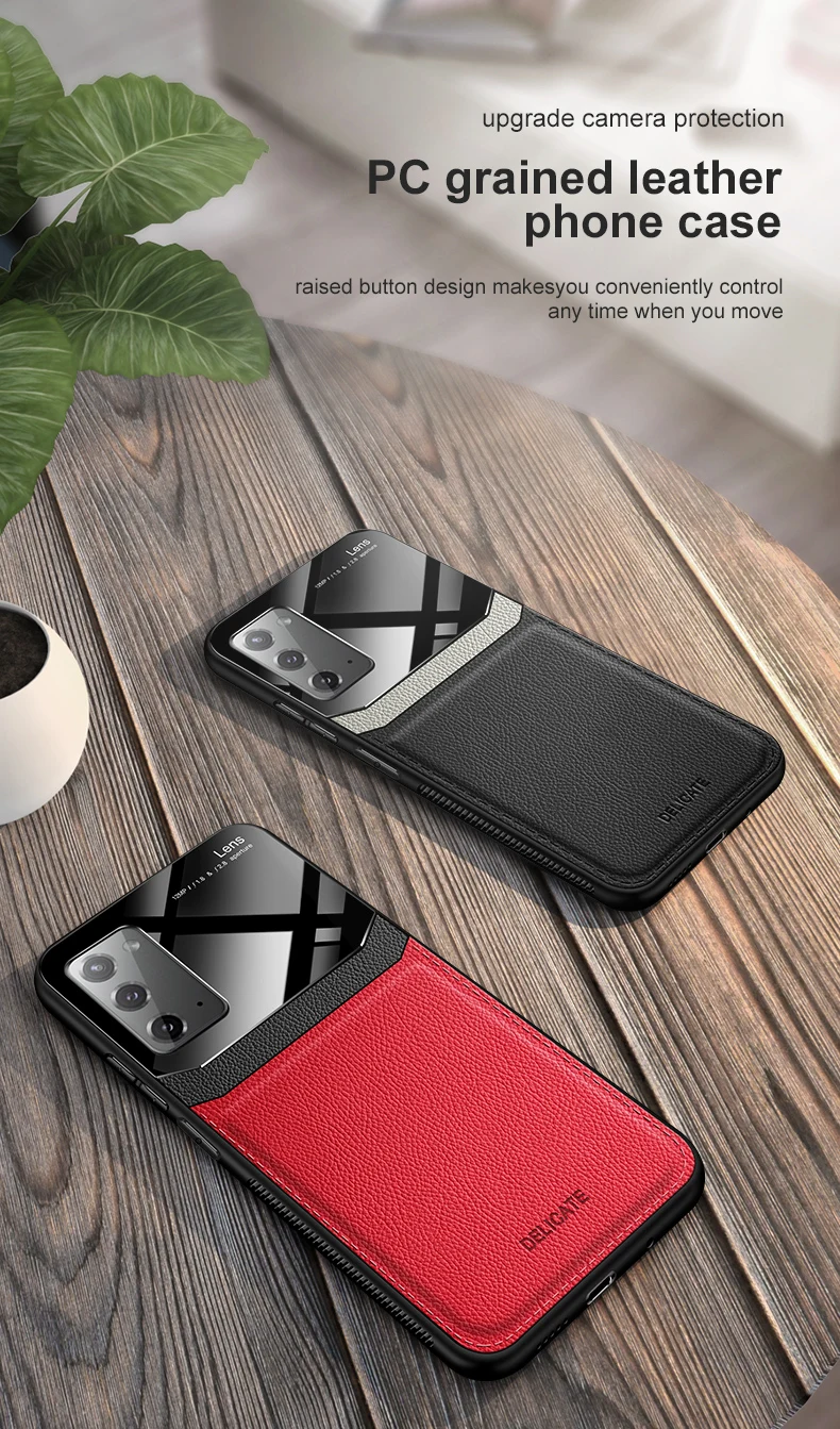 Note 20 Ultra Cover DECLAREYAO Coque fine en silicone rigide en plexiglas souple pour Samsung Galaxy Note 20 10 Plus Lite 9 8_voghion.com