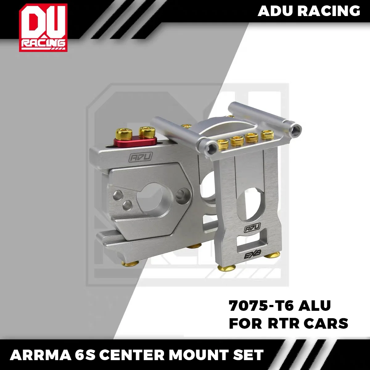 RC Car Diff Mount Set CNC 7075 T6 ALU For ARRMA 6S V5 OR EXB V1
