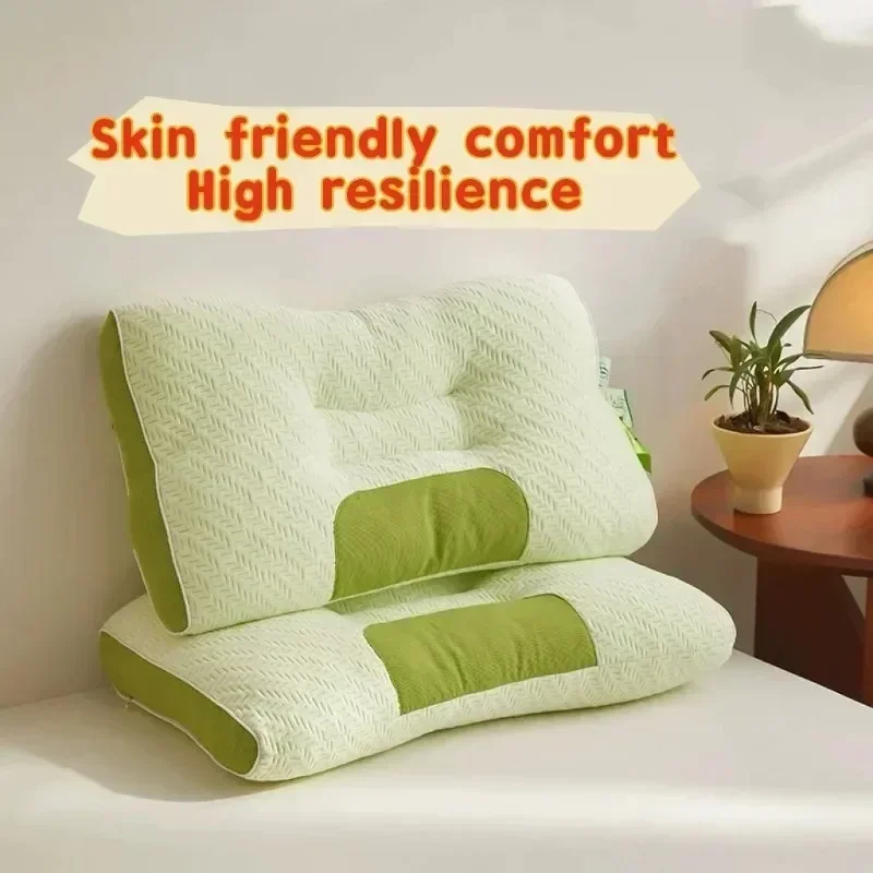 Orthopedic Cervical Neck Pillow with Soybean Fiber for Deep Sleep and Relaxation - SPA Massage Pillow Shell pillow Cute pillows 4