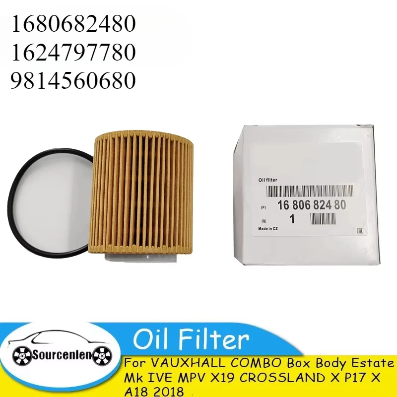Car Accessories Oil Filter for VAUXHALL COMBO Box Body Estate Mk IVE MPV X19 CROSSLAND X P17 X A18 car accessories,car oil filter,car filter