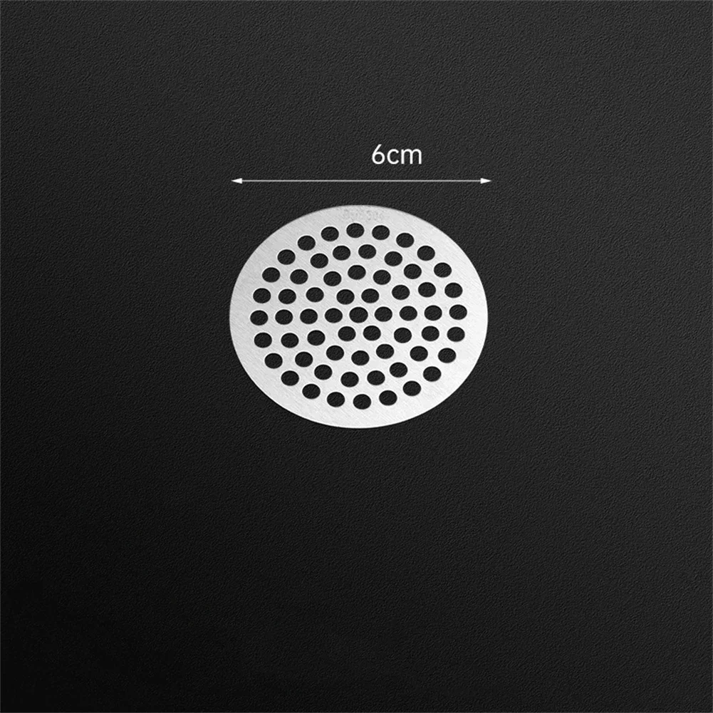 Sink strainer hair drain catcher shower drain cover 1 pc 6-16cm 304 stainless hair filter floor drain pad tool bathroom accessories shower drain cover drains cover sink strainer