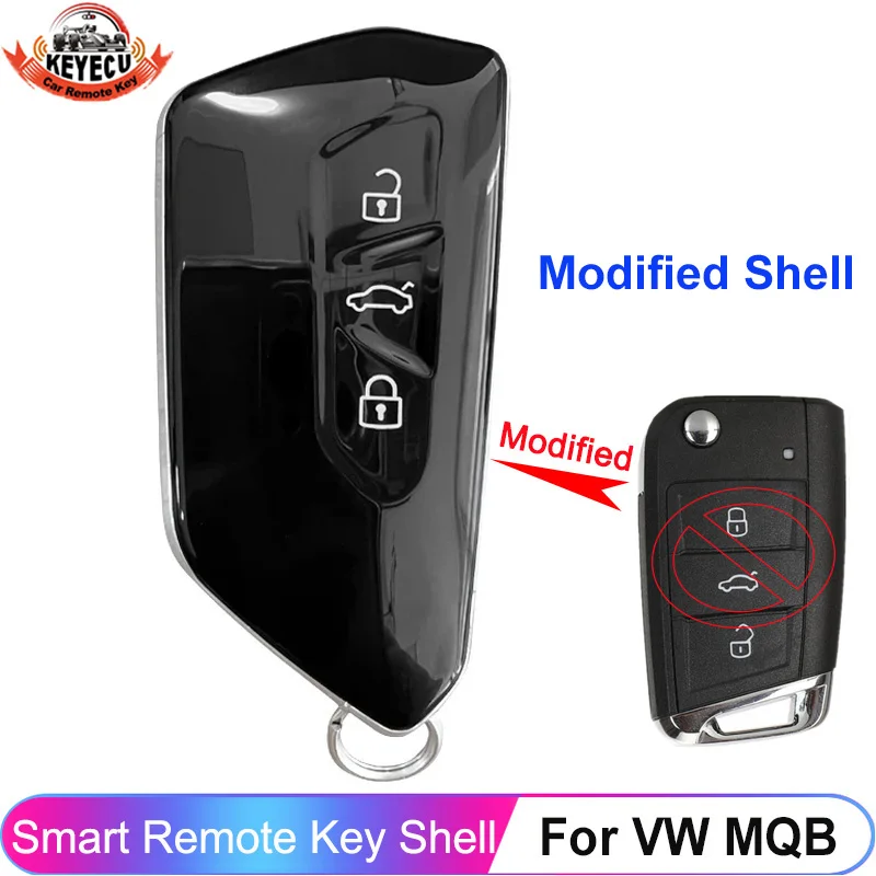 Modified Remote Key Shell Case Fob 3 Buttons Hu66 For Volkswagen Mqb modified-remote-key-shell-case-fob-3-buttons-hu66-for-volkswagen-mqb