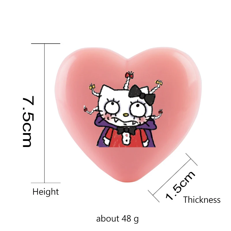 

Anime Hello Kitty Makeup Blush Cosmetic Funny Cartoon Kawaii Pattern Student Girl Daily Perform Exquisite Fashion Festival Gifts