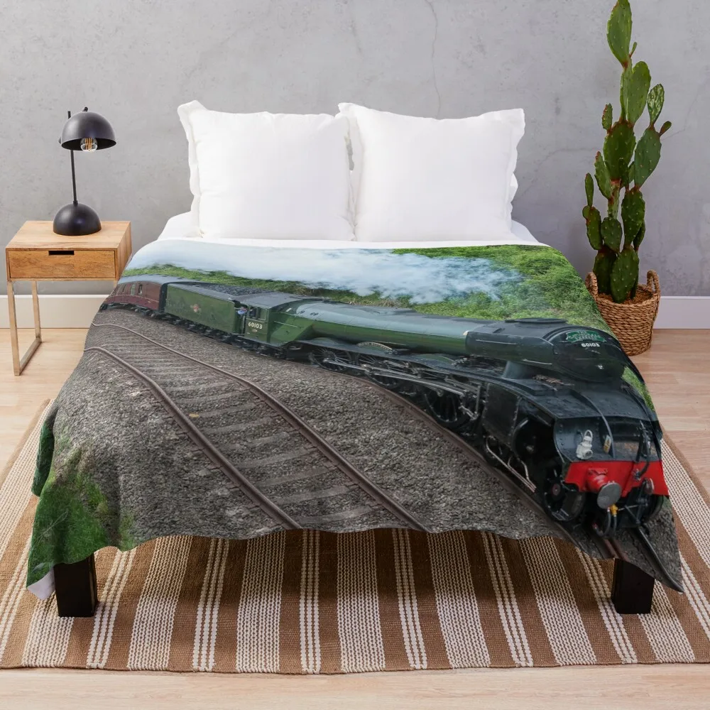 

The Flying Scotsman Throw Blanket Sofa Blanket Custom Blanket