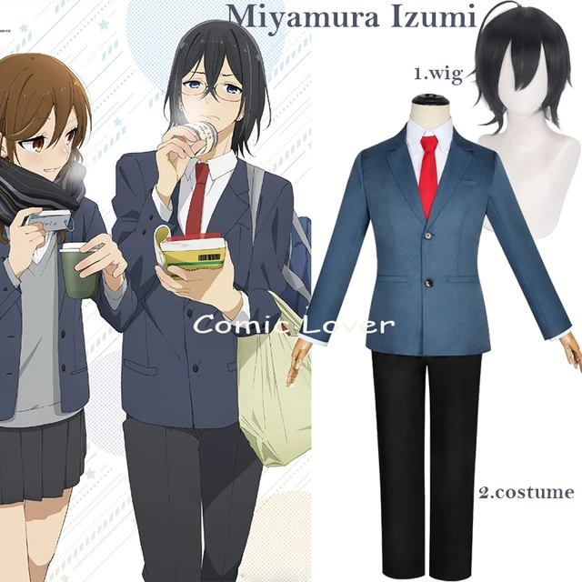 Anime Horimiya Hori-san to Miyamura-kun Miyamura Izumi Cosplay Costumes  School Uniforms Casual Wear And Wig Shoes For Halloween - AliExpress