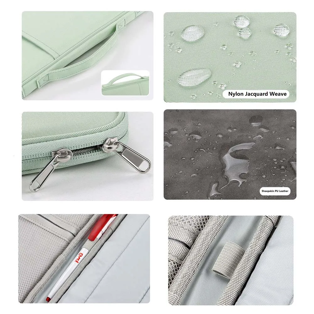 Bolsa de Armazenamento para Blackview Ativo Pro Tab 11 Manga Impermeável Handle Zip Pouch Cabo Mouse Teclado Estojo do Telefone - Imagem 3