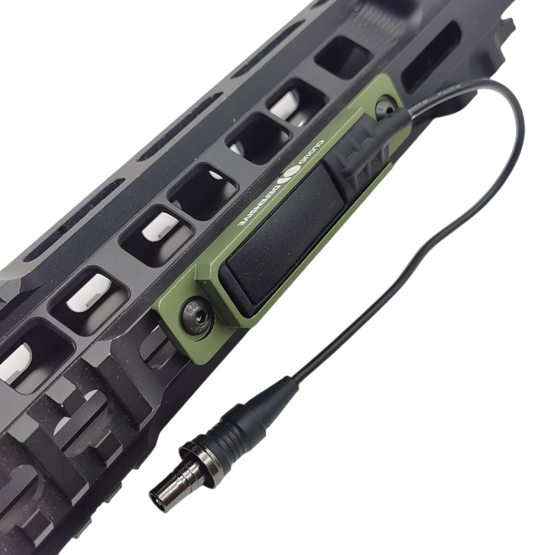 Airsoft Aluminum CNC Picatinny Rail Pocket Panel For M300 M600 Tactical Flashlight DBAL-A2 Mount Pressure Pad Weapon Light Mount 6