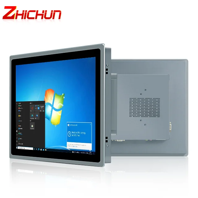 도매 10.1 인치 1280*800 임베디드 산업용 용량성 터치 스크린 Vga/rs232/rs485/wifi 기능이 있는 올인원 컴퓨터 패널 PC