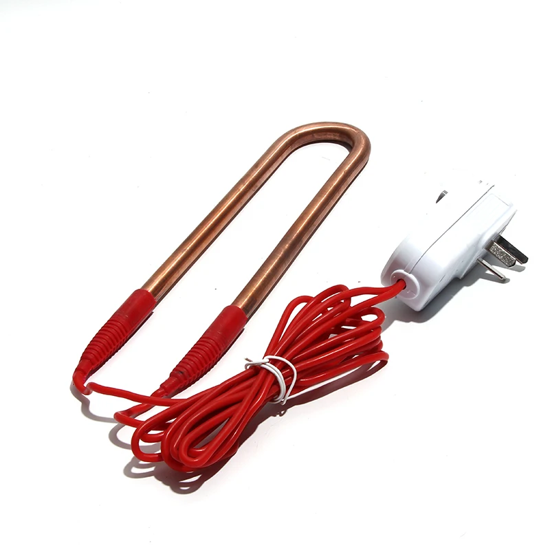 220V 2KW Copper Water Heater Element Electric Submersible Heating Pipe  Fully Sealed Waterproof for Swimming Pool - AliExpress