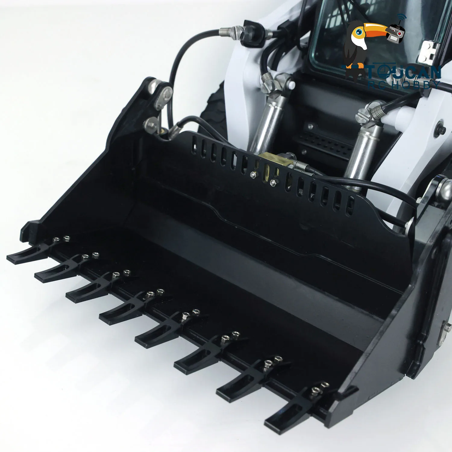 LESU 1/14 Hydraulic RC Loader Wheeled Skid-Steer Aoue-Lt5H I6S Radio Battery Charger Cars Model Toys For Adult Thzh1451-SMT9 5