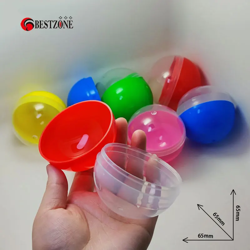 40 Boules Capsules Transparentes Remplissables 5 Cm - Jouets Fêtes Anniversaire Pâques Cadeaux Surprise