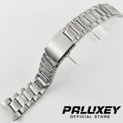 Premium 39.5mm Silver Sapphire Crystal Watch Case with Dial Fit Enhancement (Bracelet)