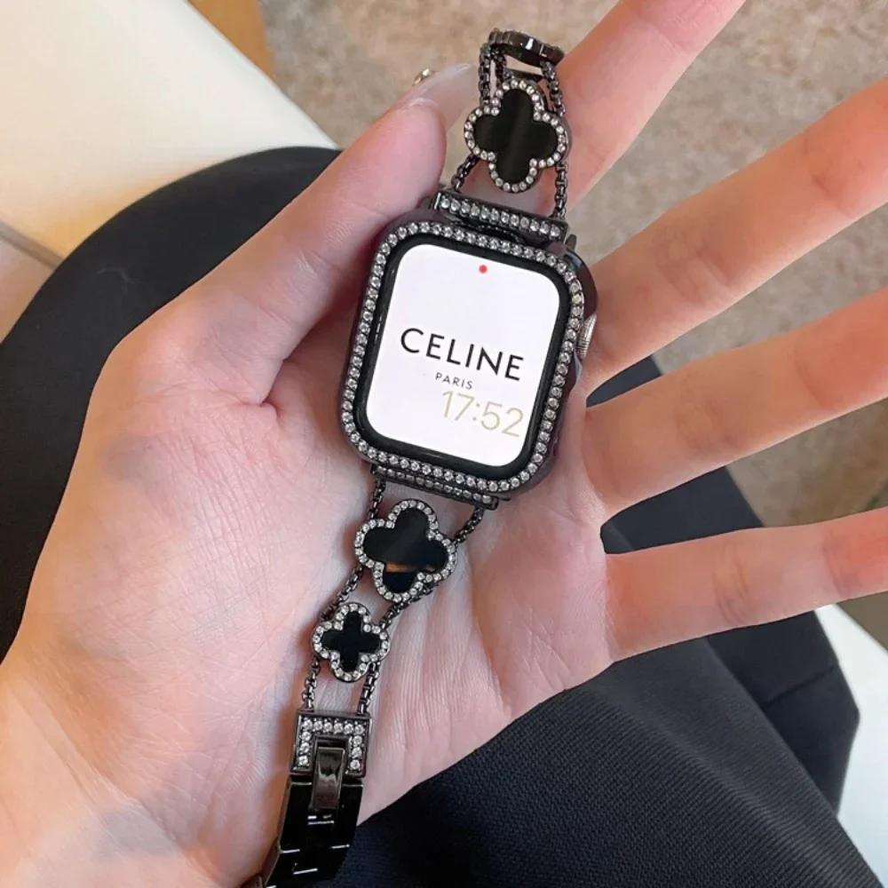 bracelet-en-m-tal-diamant-et-tui-pour-apple-watch-bracelet-pour-femme