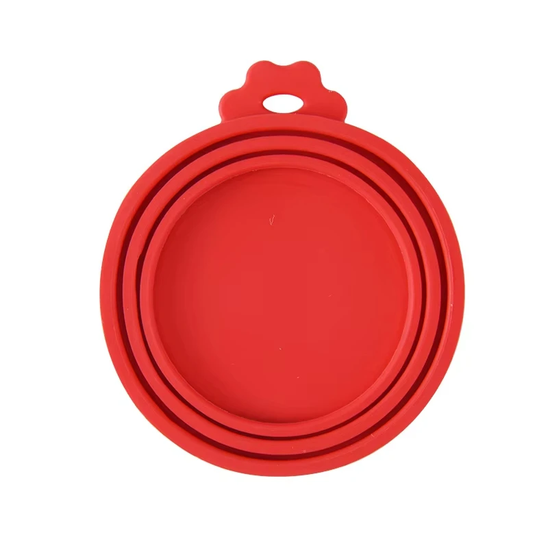 Reusable Pet Can Box Cover Keep Fresh Tin Cover Cans Cap Dogs Food Seal Mould Proof Silicone Lid Food Storage food cover fresh keeping cover preservation cover