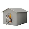 Stray Cat dog House Waterproof Outdoor Winter Warm Pet Cave Sleeping Beds Home Foldable Washable for Small Dog Puppy Supplies 4
