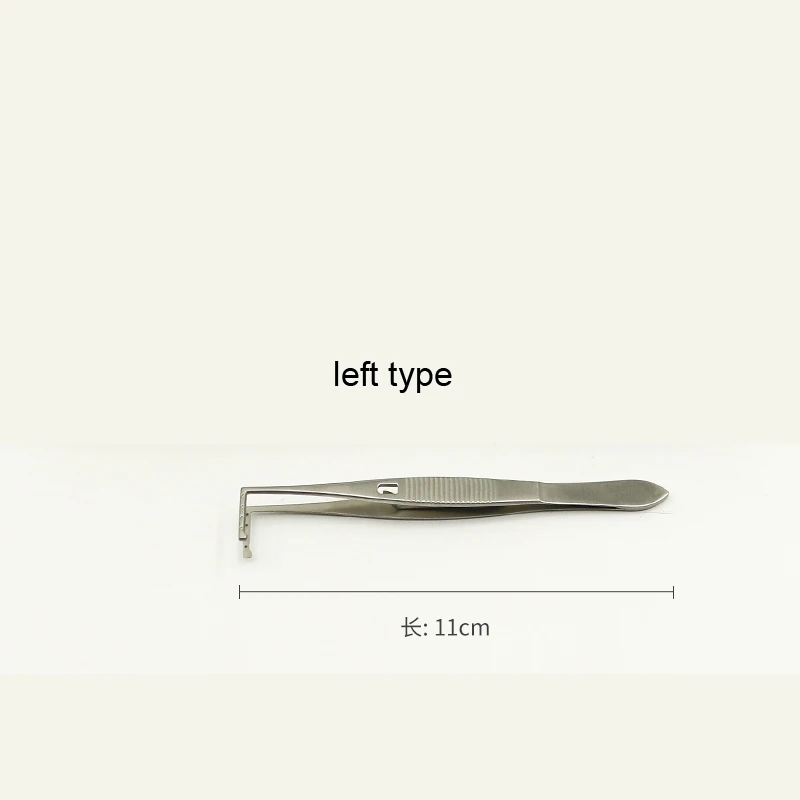 Stainless Steel Strabismus Forceps Microcosmetic Left and Right Locking Surgical Instruments