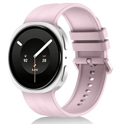 Sport Silicone Band - Classic Belt Design for Smartwatch, Original 1:1 Strap (Official Pink)