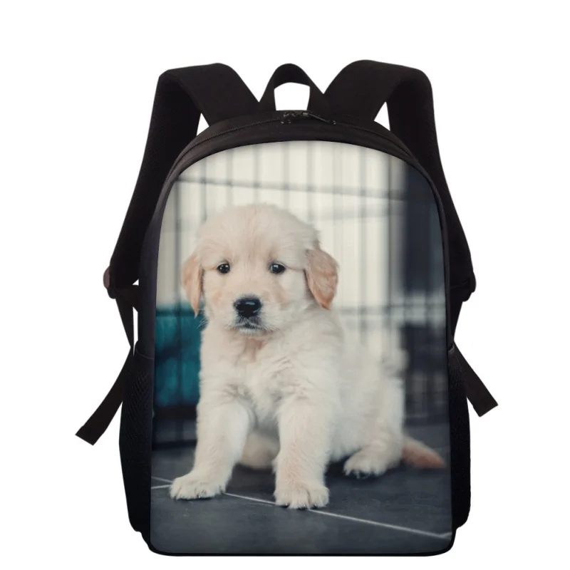 

Детский рюкзак HYCOOL 15 дюймов, сумки для книг для детского сада, школьный портфель с принтом милой собаки для маленьких девочек, детская сумка для книг