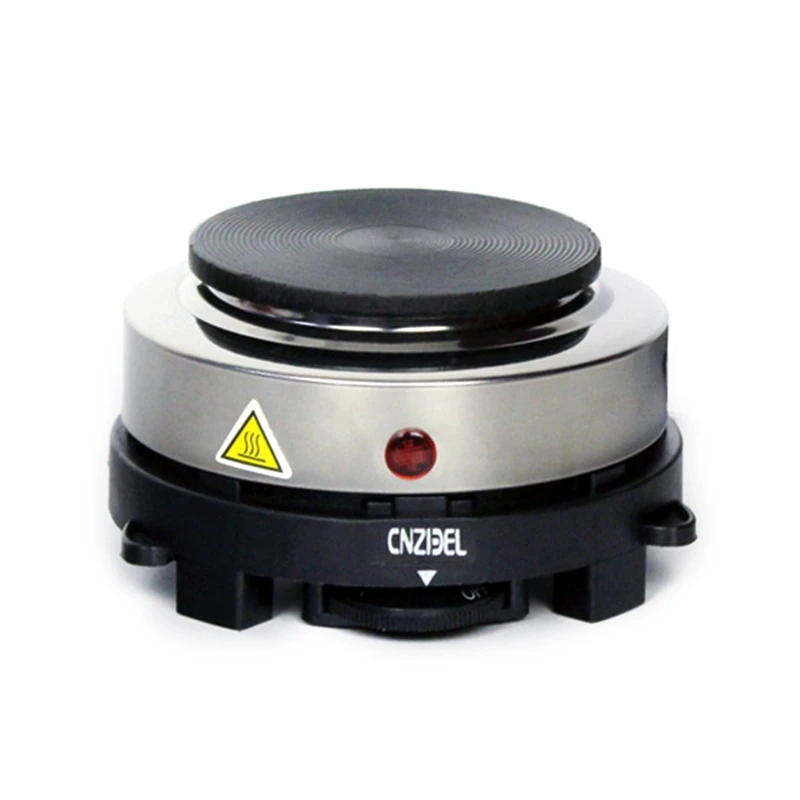 500W Mini Electric Stove Cooker Hot Plate Multifunctional Cooking Plate Heating Coffee Tea Milk Heater Home