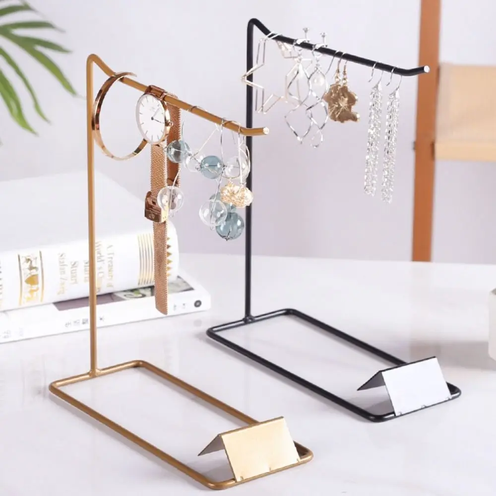 Microlandscape Jewelry Organizer Stand Jewelry Display Rack Earring Stand Necklace Storage Frame Hanging Necklace Case
