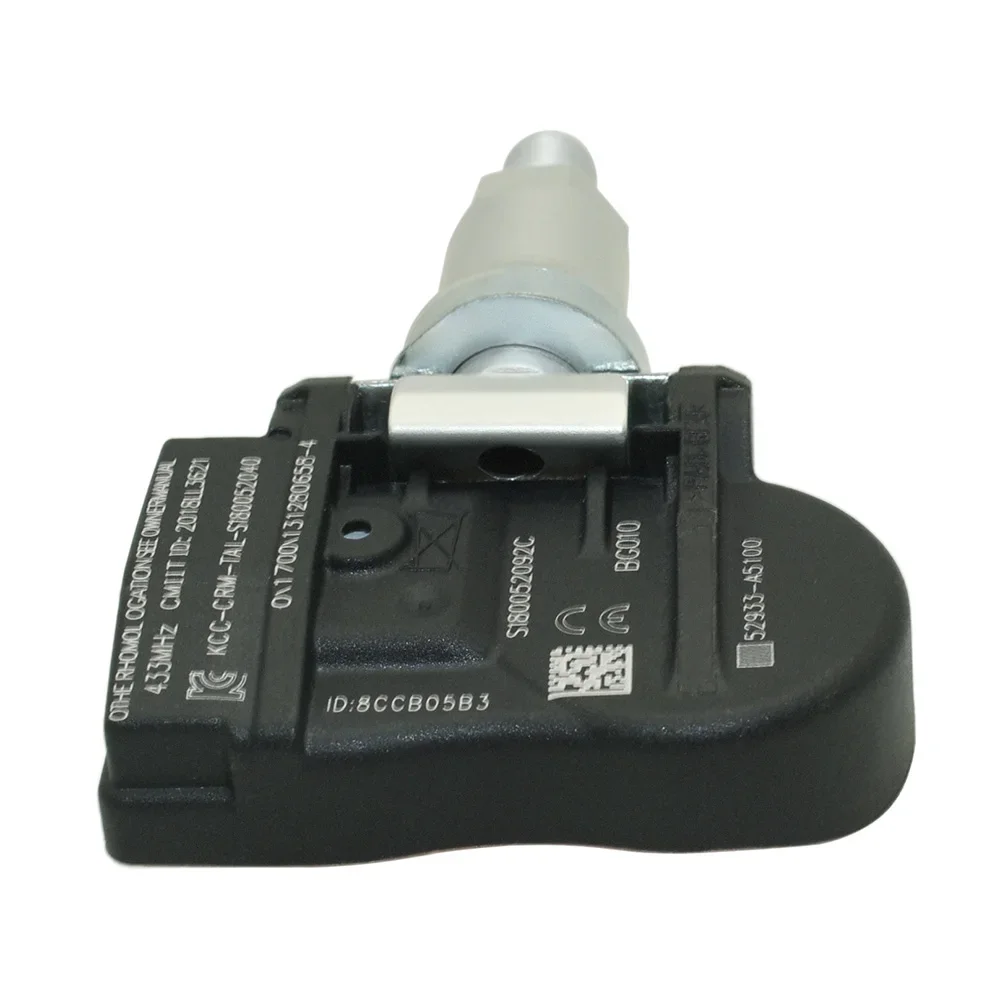 4PCS TPMS 센서 52933-A5100 현대 i30 산타페 기아 카렌스 피칸토 쏘렌토 52933A5100 용 타이어 압력 모니터 센서