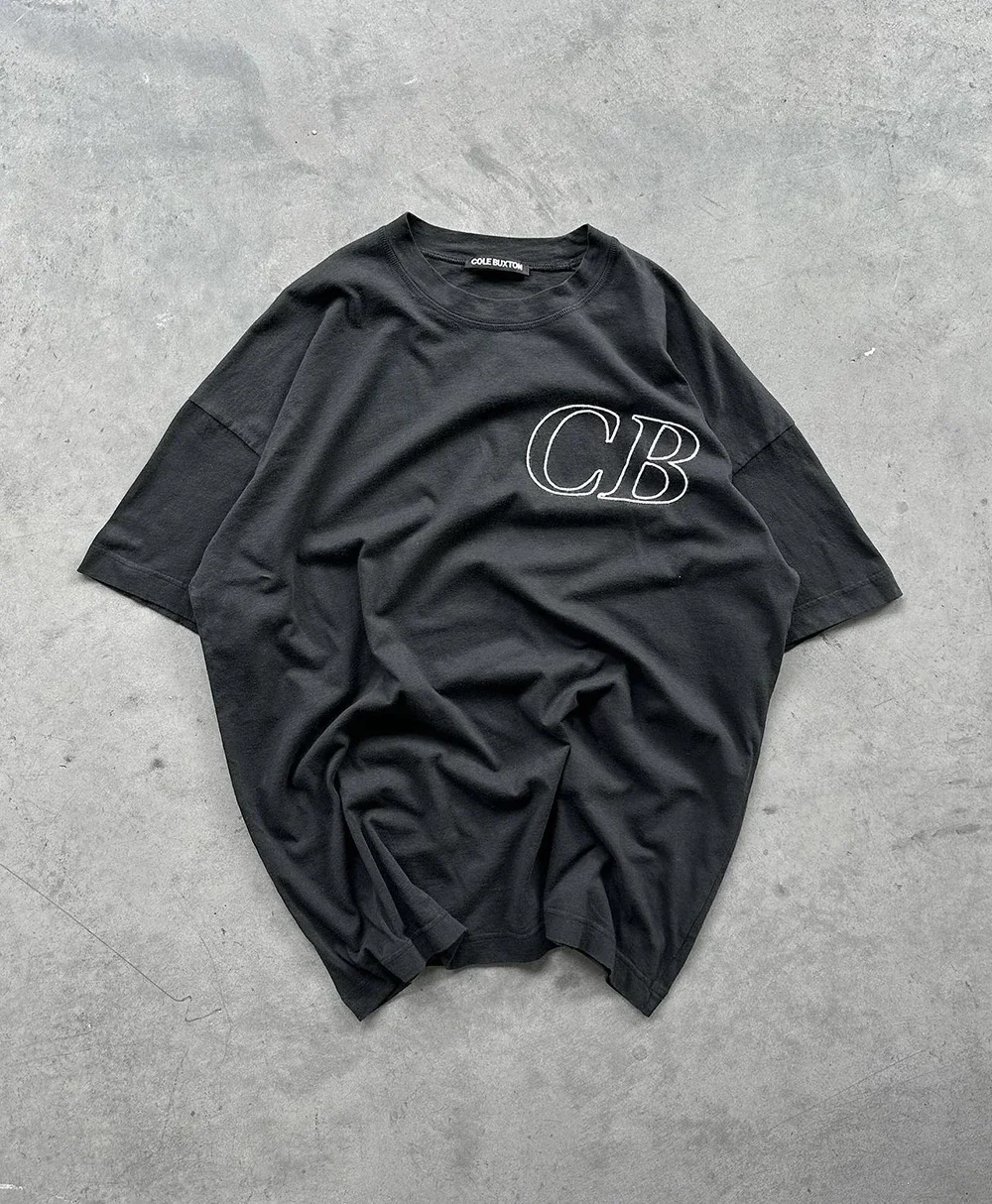 New Cole Buxton Hollow Logo Embroidery T Shirt Summer Men Women Cole Buxton Oversized T-Shirt High Quality Harajuku Men Clothing 6