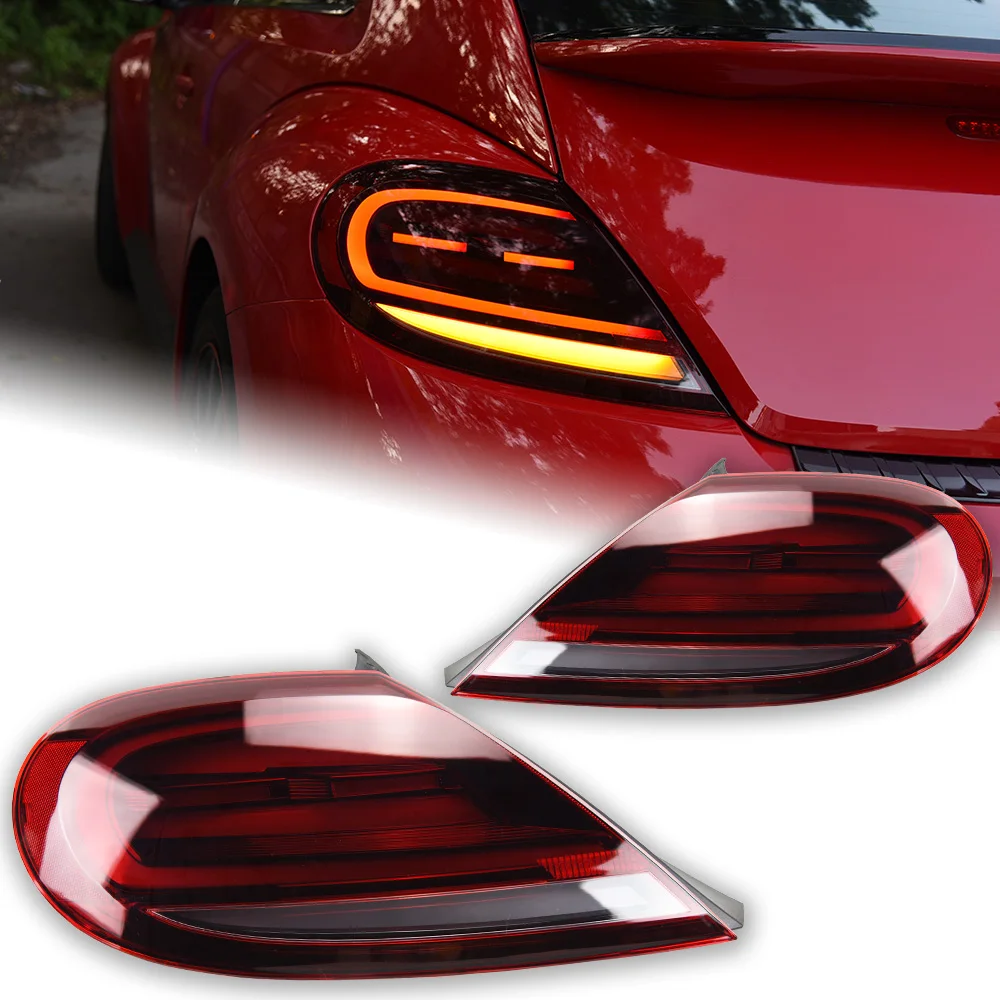 Style de voiture pour VW Beetle feux arrière 2013-2019 halogène Signal feu arrière feu arrière LED DRL frein inverse auto accessoires