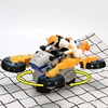 Electric Stunt Transformable Motorcycle Children Toy 360 Degree Rotating light Music Transformable Toy Car Christmas Gift 3