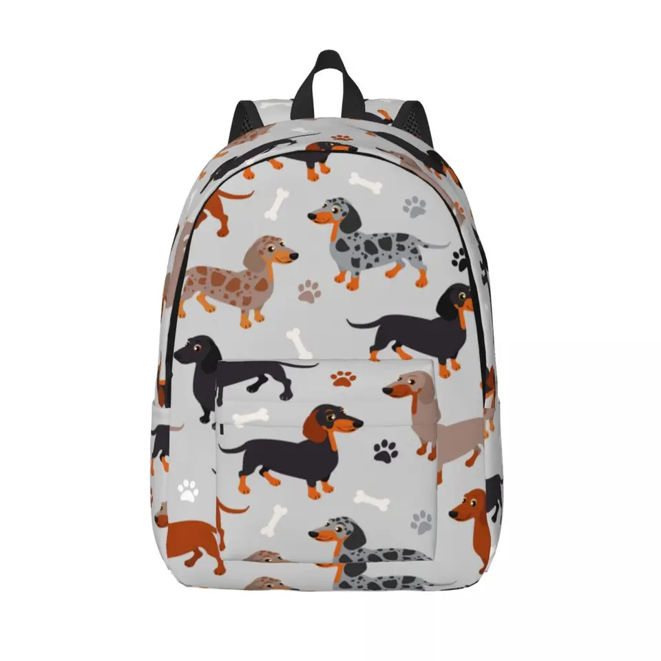 VAPOKF Honden en een kat schooltassenset voor tienermeisjes
