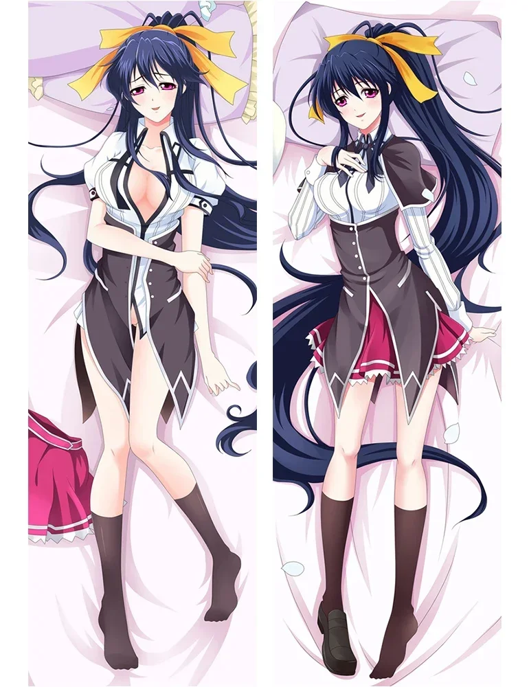 

Anime Dakimakura Himejima Akeno Cushion Cover Hugging Body Pillow Case Double-Sided High School DxD Pillow Covers