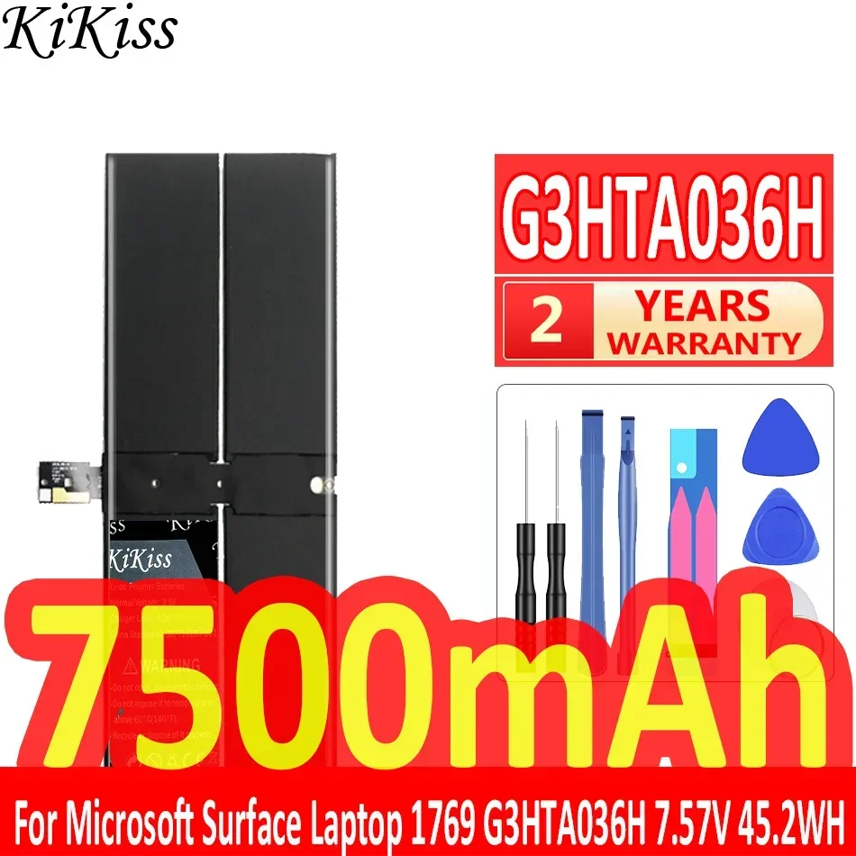 

Аккумулятор KiKiss для ноутбука Microsoft Surface, 1769 дюйма, батареи G3HTA036H + Бесплатные инструменты