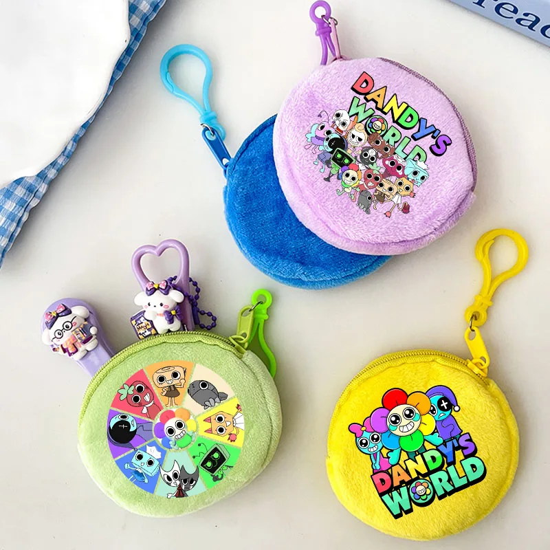 Dandys World Series Coins Purse Round Hot Game Print Mini Wallet
