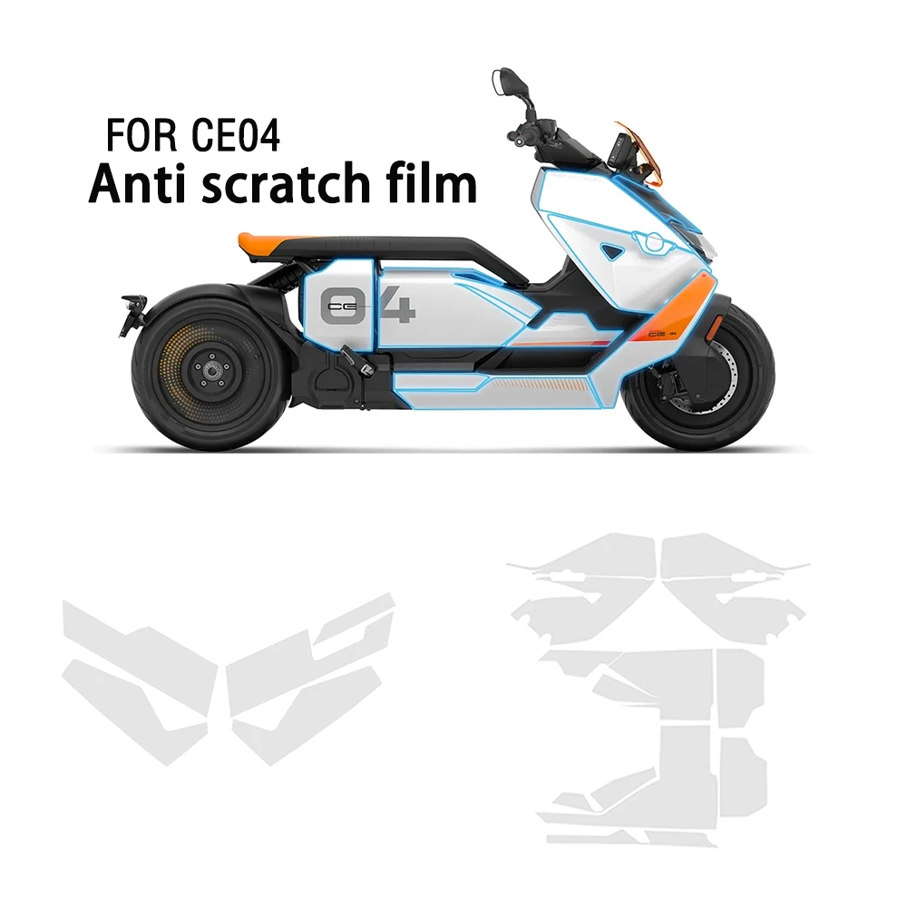 

Пленка для лобового стекла для BMW CE 04, специальная защитная пленка из натурального ТПУ PPF CE04, защита мотоцикла, прозрачная защита краски