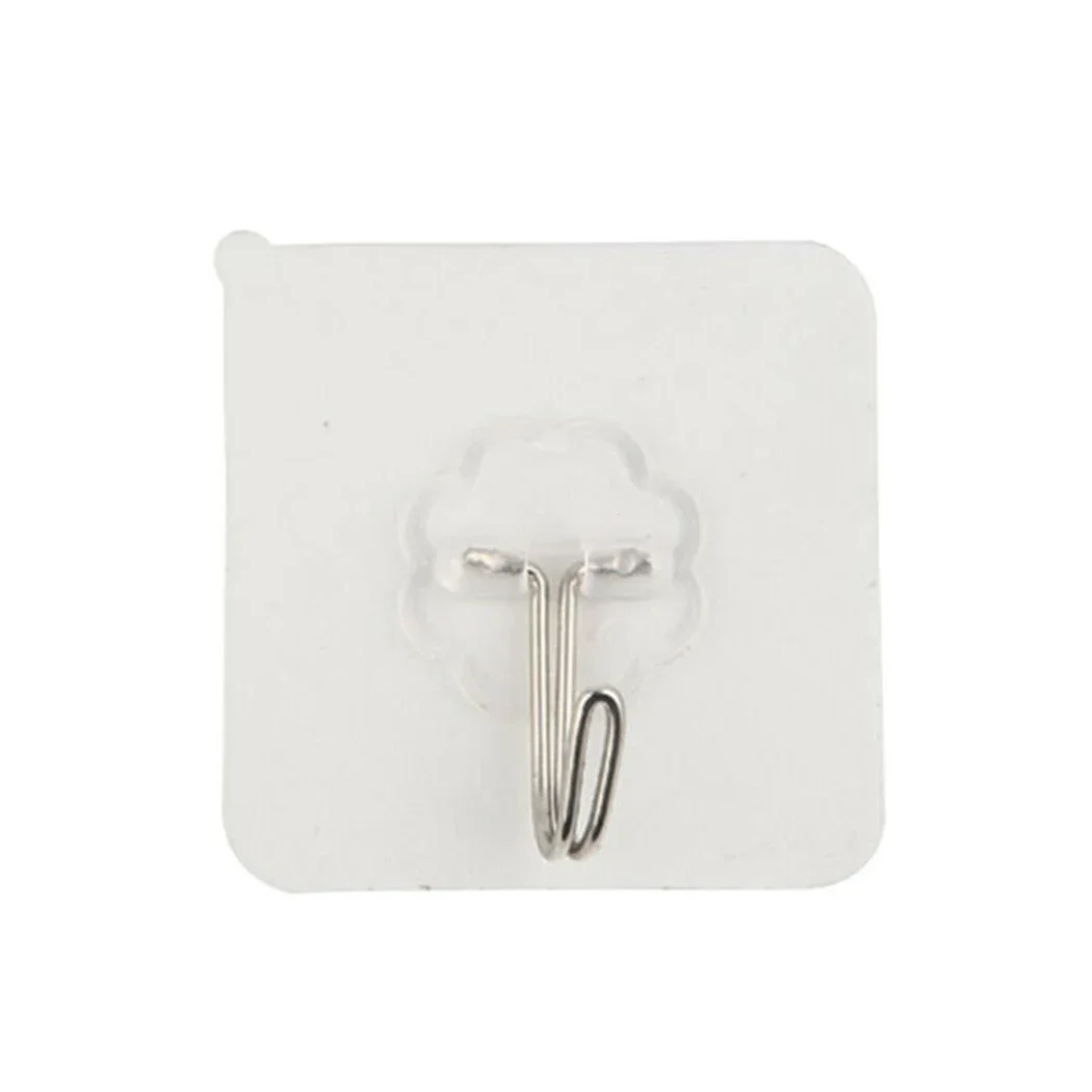 20pcs Strong Transparent Suction Cup Sucker Wall-mounted Hooks Hanger Self Adhes Hooks Seamless Wall Kitchen Bathroom Hook