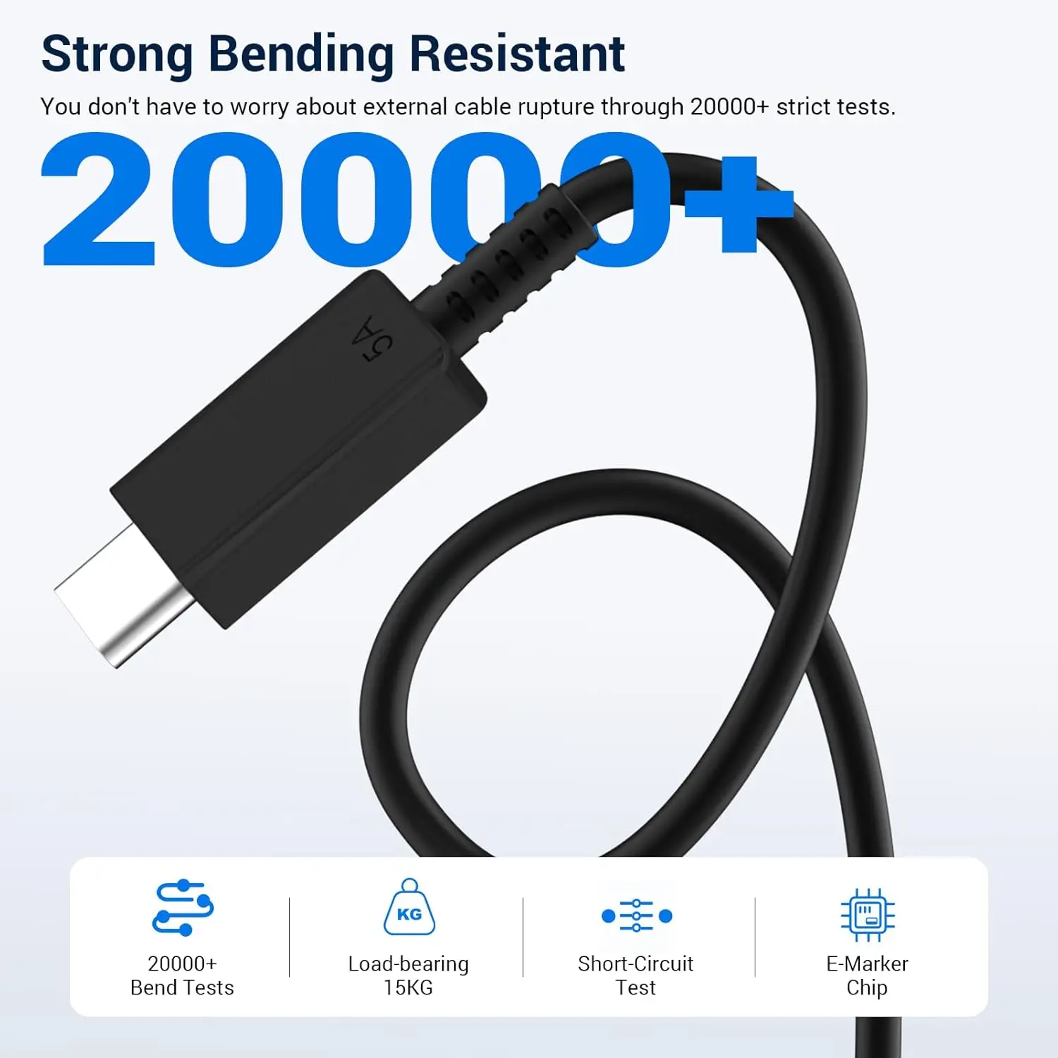 100W Fast Charging Type-C to Type-C Data Cable