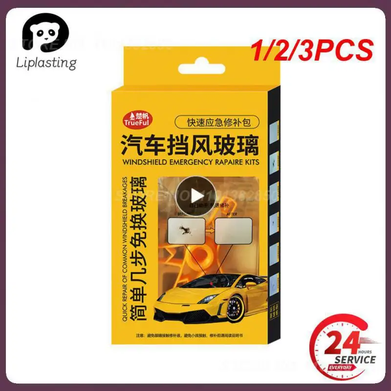 123PCSCarWindshieldRepairKitQuickFixCarCrackedGlass