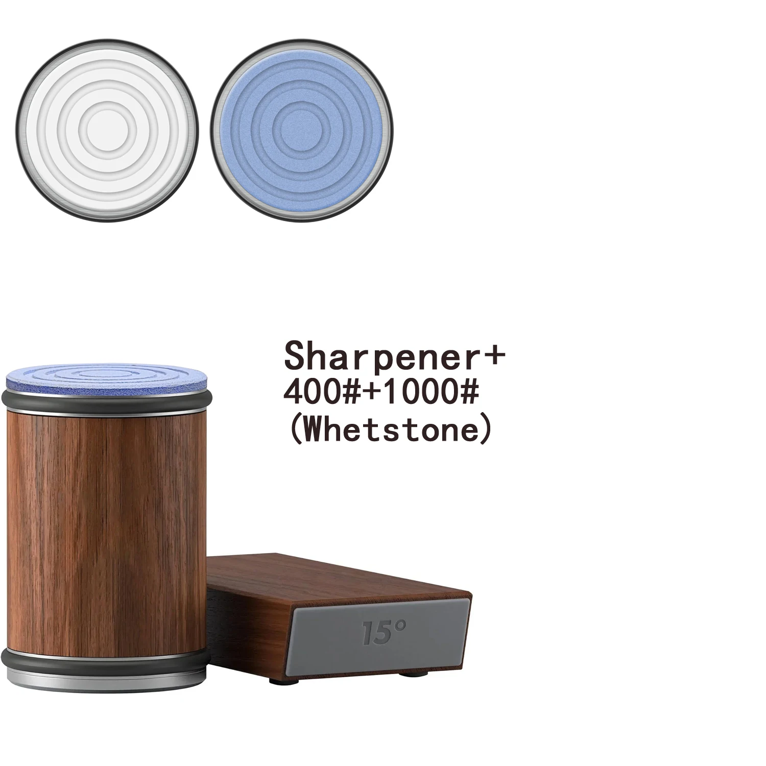 Enhanced Knife Sharpening and Storage Kitchen Accessory Set with Diamond Stone and Magnetic Holder