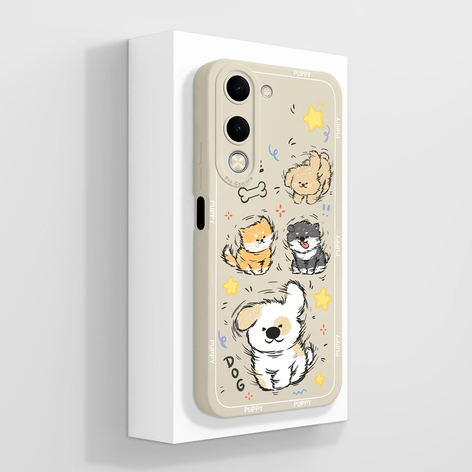 Cute Animal Pattern Slim Silicone Anti-Drop Phone Case - Durable Back Cover and Bumper Protection