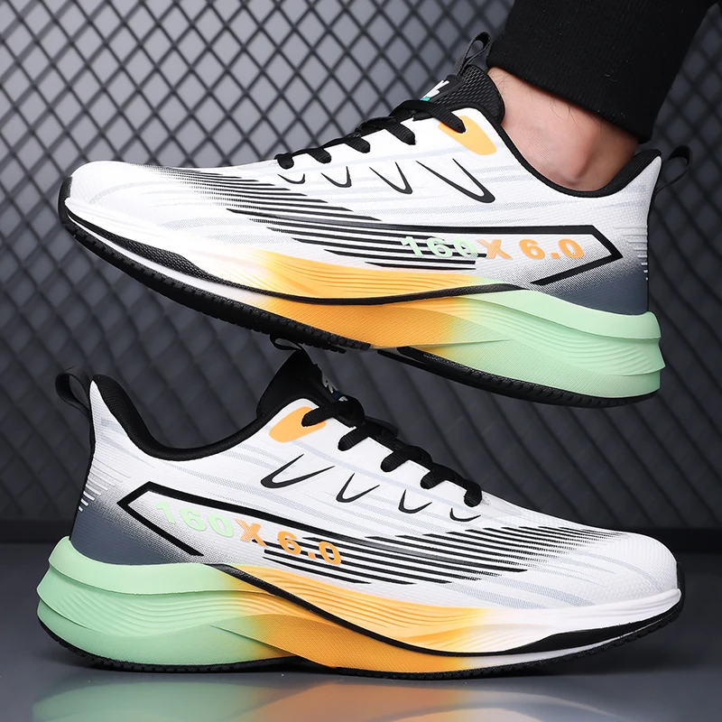 أحذية الجري الرجالية الشبكية القابلة للتنفس خفيفة...