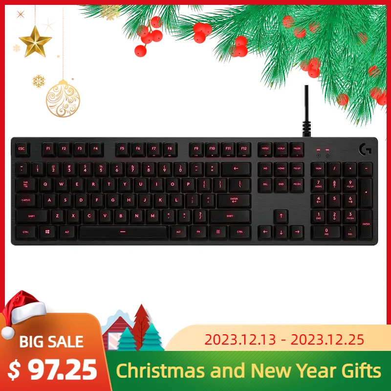  Logitech G413 Mechanical Gaming Keyboard : Video Games