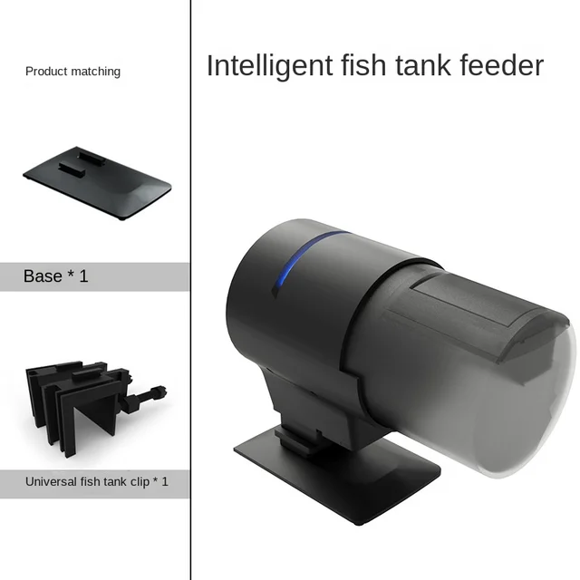 Automatic Fish Feeder Digital Display Intelligent Timing Feeder Fish Tank Fish Feeder Digital Display Feeder 4