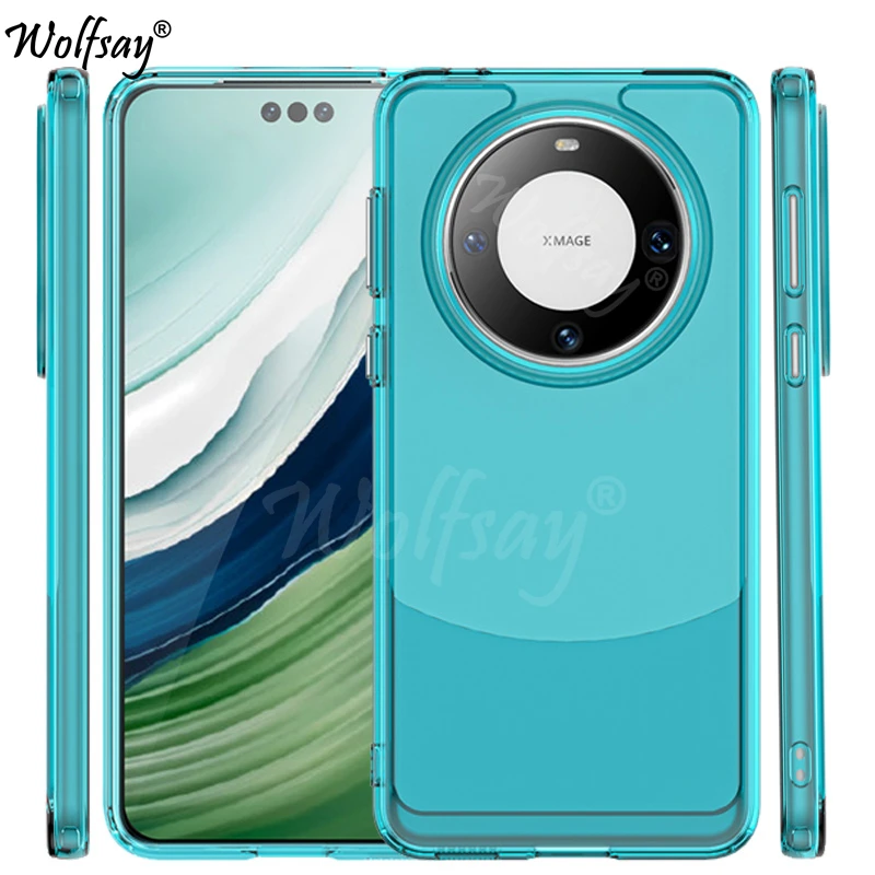 Custodia Trasparente Per Huawei Mate 60 Pro Plus Custodia Trasparente Color Caramella Per Mate 60 Pro Plus Cover Per Huawei Mate 60 Pro Plus Case