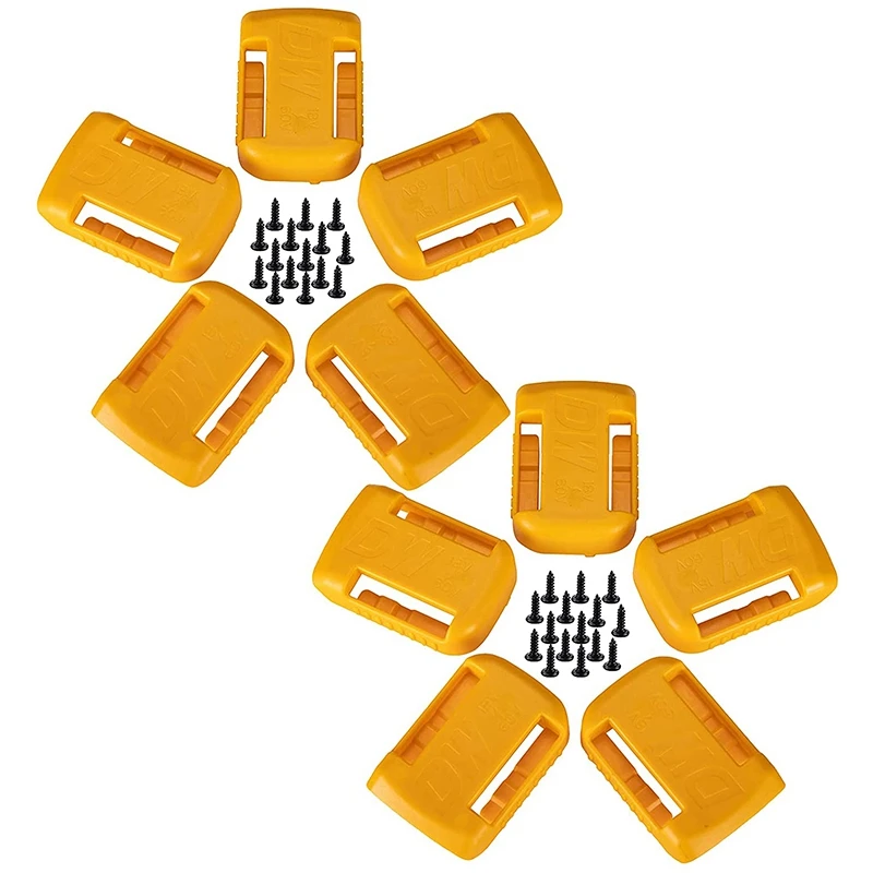 

10 шт./упаковка, держатели для батарей Dewalt 20 в/60 в