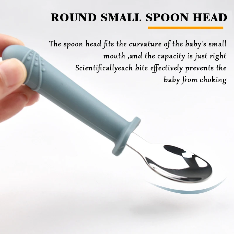 3PCS Children's Tableware Set Baby Eating Food Training Silicone Tableware Set Baby Sucker Feeding Dishes Plate With Spoon Fork 4